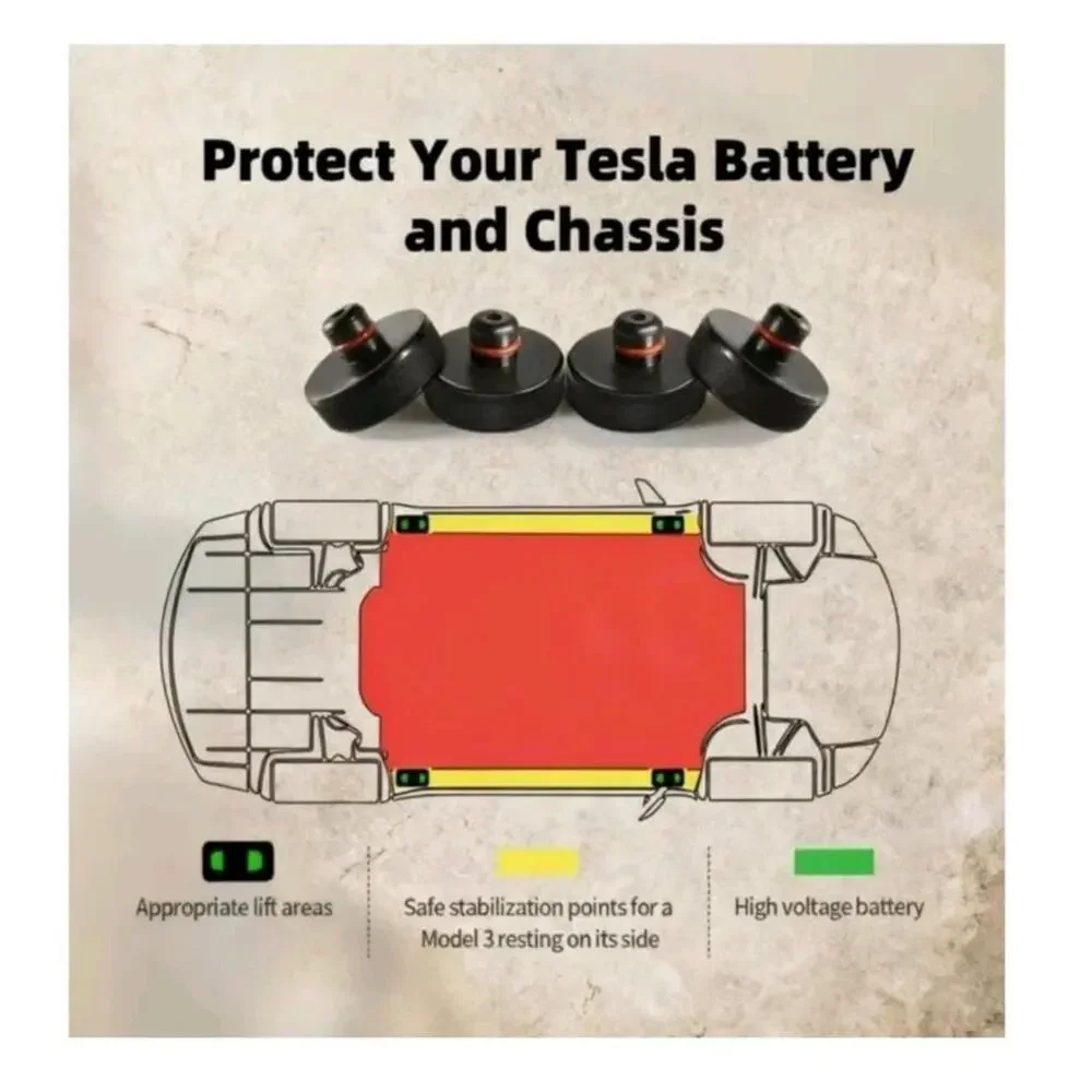 Chirano Lifting Jack Pads W/ Carrying Case